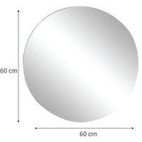 Miroir sanitaire rond 60 cm - Manutan - Image 2