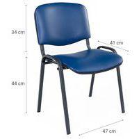 Chaise Classic str noire vinyle bleu - Image 4