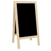 Tableau à craie sandwich - 2 faces - Cadre: Bois - Image principale