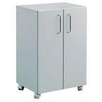 Armoire Twin Click - Modèle haut, Coloris : Gris clair - Image principale