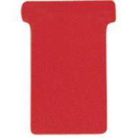 Lot de 100 Fiche T - 48 mm Col.:Rouge Largeur:48 - Image principale