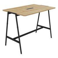 Table de réunion haute Alto profondeur 90 cm électrifiée - Buronomic - Image principale