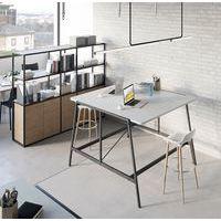 Table de réunion haute Alto profondeur 163 cm - Buronomic - Image 2