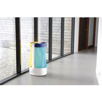 Poubelle sur pied 2x75L Citwin essentiel blanc/jaune/bleu outremer-Rossignol Pro - Image 2