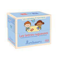 Les lettres rugueuses Montessori Les capitales d'imprimerie - Image principale