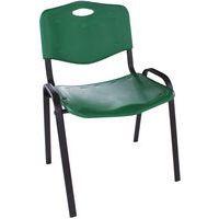 Chaise coques plastique vertes struct noire Ek wo - Image 3