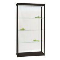 Vitrine Rectangle Lxhxp: 100 x 190 x 40 cm socle Noir - Image principale