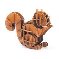 Maquette carton à assembler et décorer - écureuil - Image 3