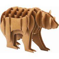 Maquette carton à assembler et décorer - ours - Image 2