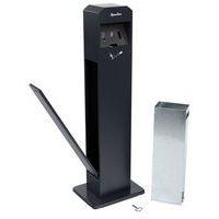 Cendrier-poubelle ou cendrier colonne sur socle Manutan - Manutan Expert - Image 5