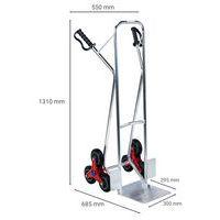 Diable alu 3 roues étoile - Force 150 kg - Image 5