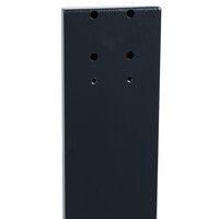 Poteau et base pour cendrier mural 3 L gris - Image 5