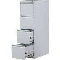 Classeurs métalliques à rangée unique A4 TRENT - 4 tiroirs - Image principale