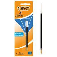 Recharge stylo BIC 4 couleurs pointe moyenne 1 mm bleu - Image principale