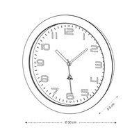 Horloge quartz Ø 30 cm cadran coloris anis - Image 4