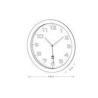 Horloge quartz Ø 38 cm cadran coloris violet - Image 3