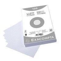 Fiche film bristol quadrillé 5x5 125x200mm blanc non perforé - Image 2