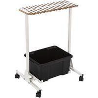 Chariot range raquettes de badminton et de tennis de table avec bac - Image principale