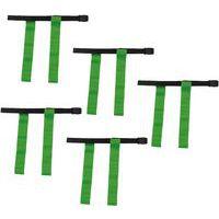Lot 5 ceintures drapeaux tag rugby/ flag foot - vert - Image principale
