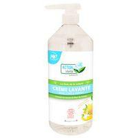 Crème lavante miel fleur d'oranger Ecocert - Action Verte-1L - Image principale