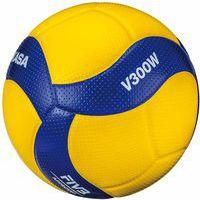 Lot de 10 ballons de volley Mikasa V300W + sac de rangement - Image 3