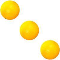 Lot 3 balles 7cm mousse softelef coloris jaune - Image principale
