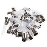 Clip métallique pour badge - Manutan (Lot de 25) - Image 2