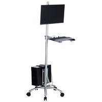 Poste de travail mobile d'ordinateur réglable - Manutan - Image 3