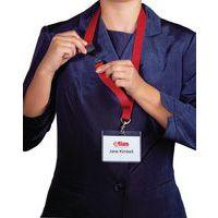 10 lacets Textile Rouge Pour Badge - Image 2