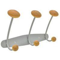 Portemanteau métal et bois, Largeur : 31 cm - Image 2