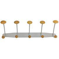 Portemanteau métal et bois, Largeur : 51 cm - Image principale