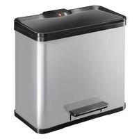 Poubelle ko Trio Plus L 3 x 9 L Argent - Hailo - Image principale