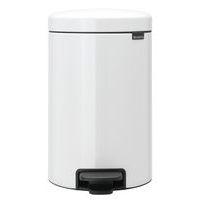 Poubelle à pédale NewIcon 12L avec liner métal - Brabantia, Coloris : Blanc - Image principale