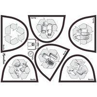 Poubelle plastique agroalimentaire 45 L blanc - Image 3