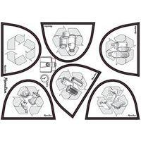 Poubelle plastique agroalimentaire 70 L blanc - Image 3