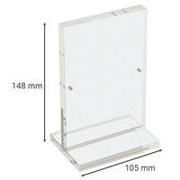 Cadre photo ou affichette magnétique en forme T A6 - Manutan - Image 2