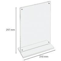 Cadre photo ou affichette magnétique en forme T A4 - Manutan - Image 2