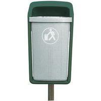 Poubelle urbaine Elégance 50 L vert anglais SULO - Image 2