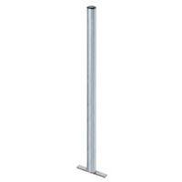 Poteau de fixation pour poubelle métal anti-feu - Image principale