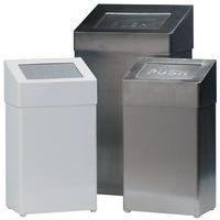 Poubelle métallique - 18 L, Coloris : Blanc - Image 2