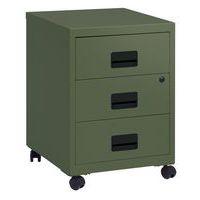 Caisson mobile métal 3 tiroirs Kaki - Image principale