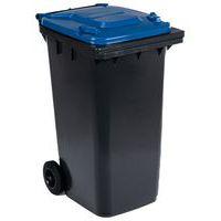 Conteneur mobile tri des déchets - 240 L - Bleu - Manutan - Image principale