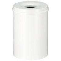 Poubelle anti-feu 30L Blanc - Image principale