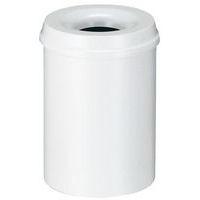 Poubelle anti-feu 15L Gris - Image principale