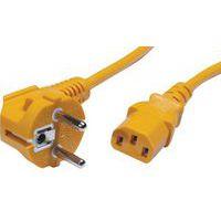 Cordon d'alimentation PC CEE7 / C13 orange - 1,8 m - Image principale