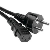 Cordon d'alimentation PC CEE7 droit / C13 noir - 3,0 m - Image principale