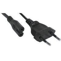 Cordon d'alimentation bipolaire pour PC portable noir -3,0 m - Image principale