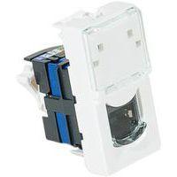 Plastron mosaic 22,5X45 1 port RJ45 cat 6 stp - Image principale