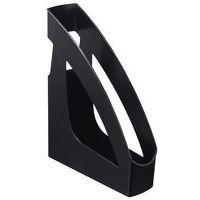 Porte-revues recyclé L:7.5 cmxH:31.1 cm-Noir (lot de 10) - Image principale