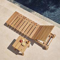 Bain de soleil Bari assise et structure Iroko - Image 4